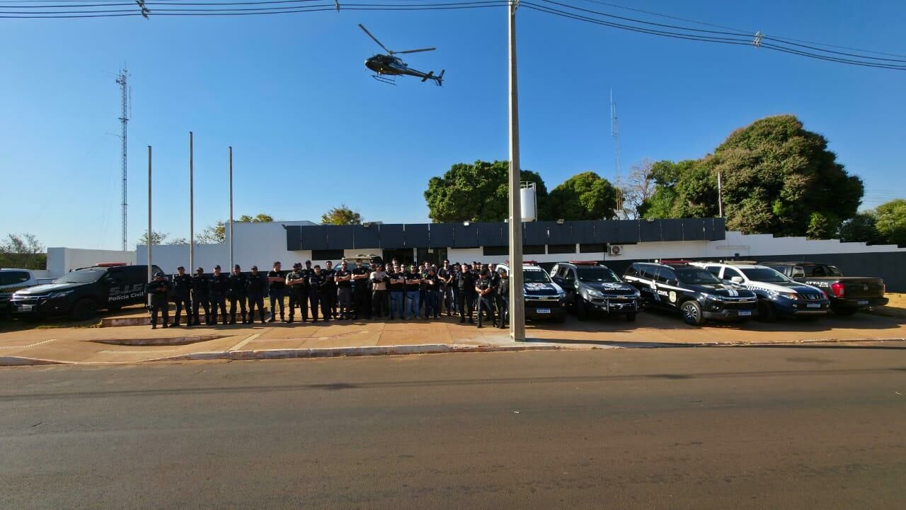 Imagem de compartilhamento para o artigo Operação conjunta prende suspeitos e apreende evidências ligadas a tráfico e furtos em Inocência da MS Todo dia